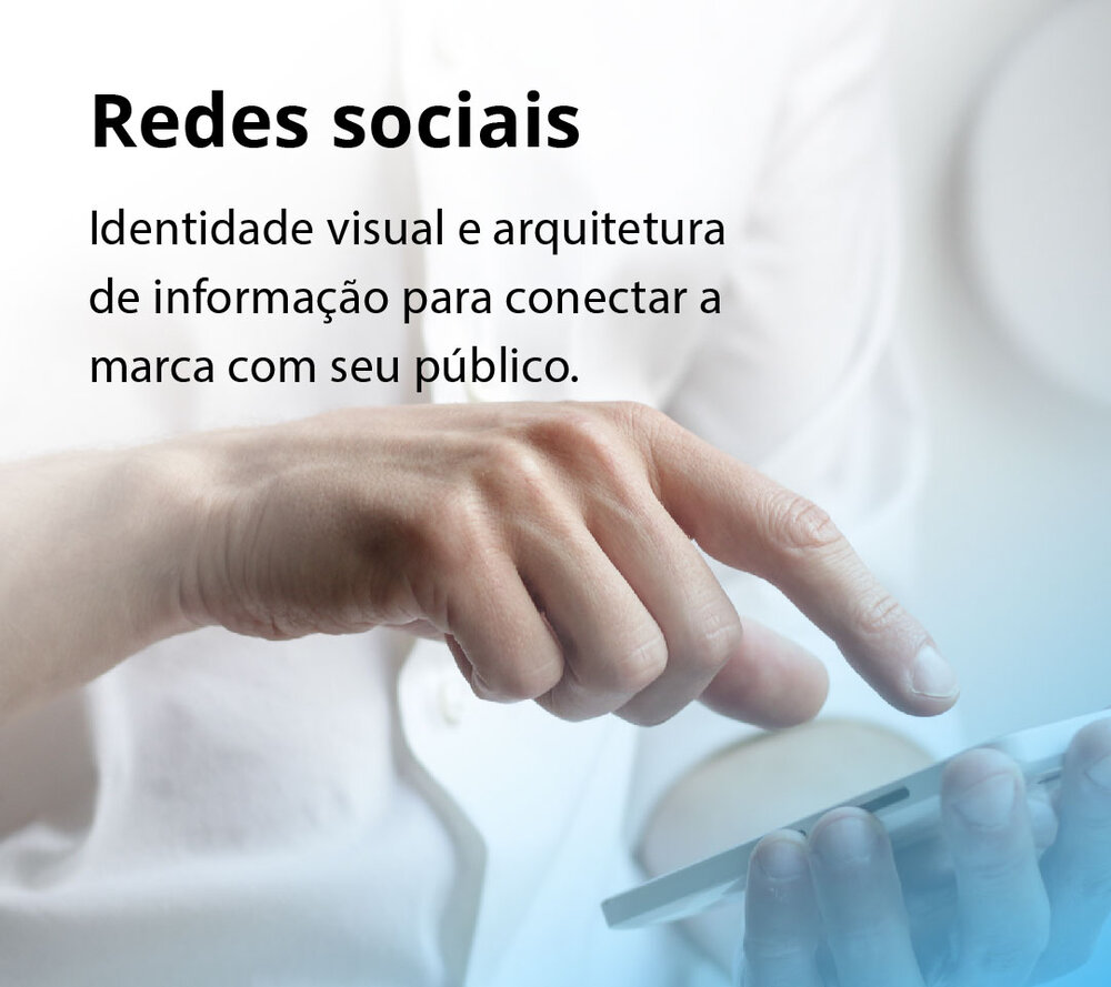 Redes sociais da A55 onde a identidade visual e arquitetura da informação se conectam com o seu público.