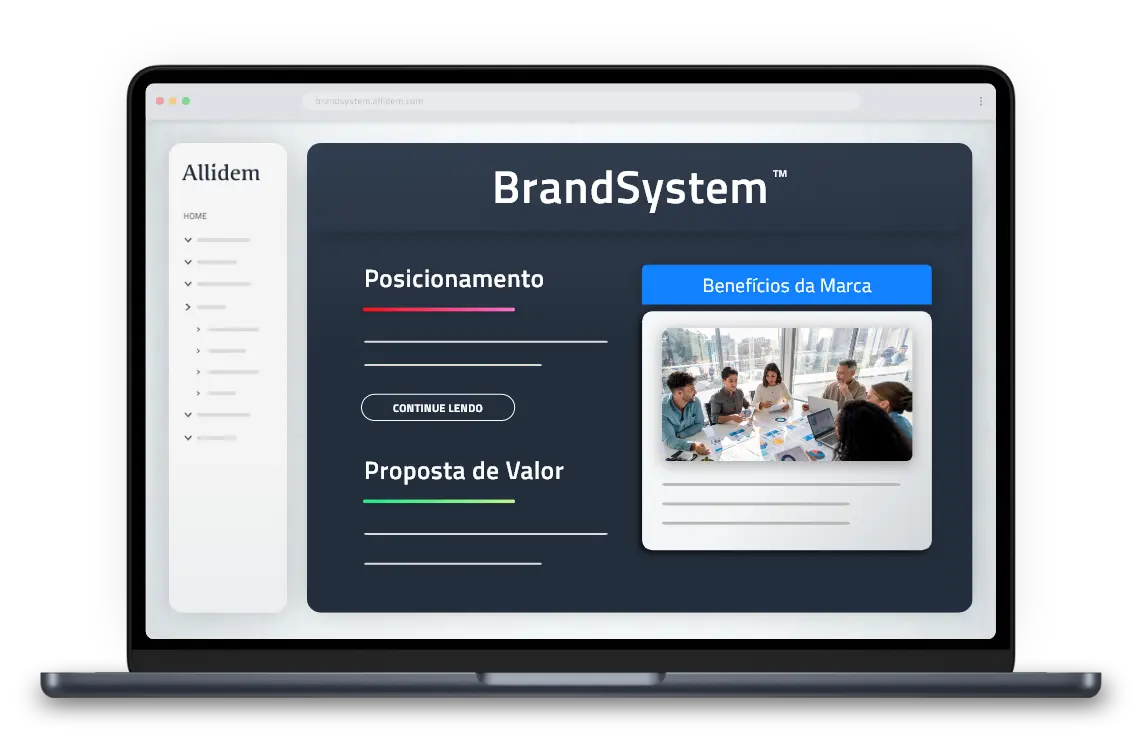 Posicionamento e proposta de valor no BrandSystem Allídem Posicionamento e proposta de valor no BrandSystem Allídem
